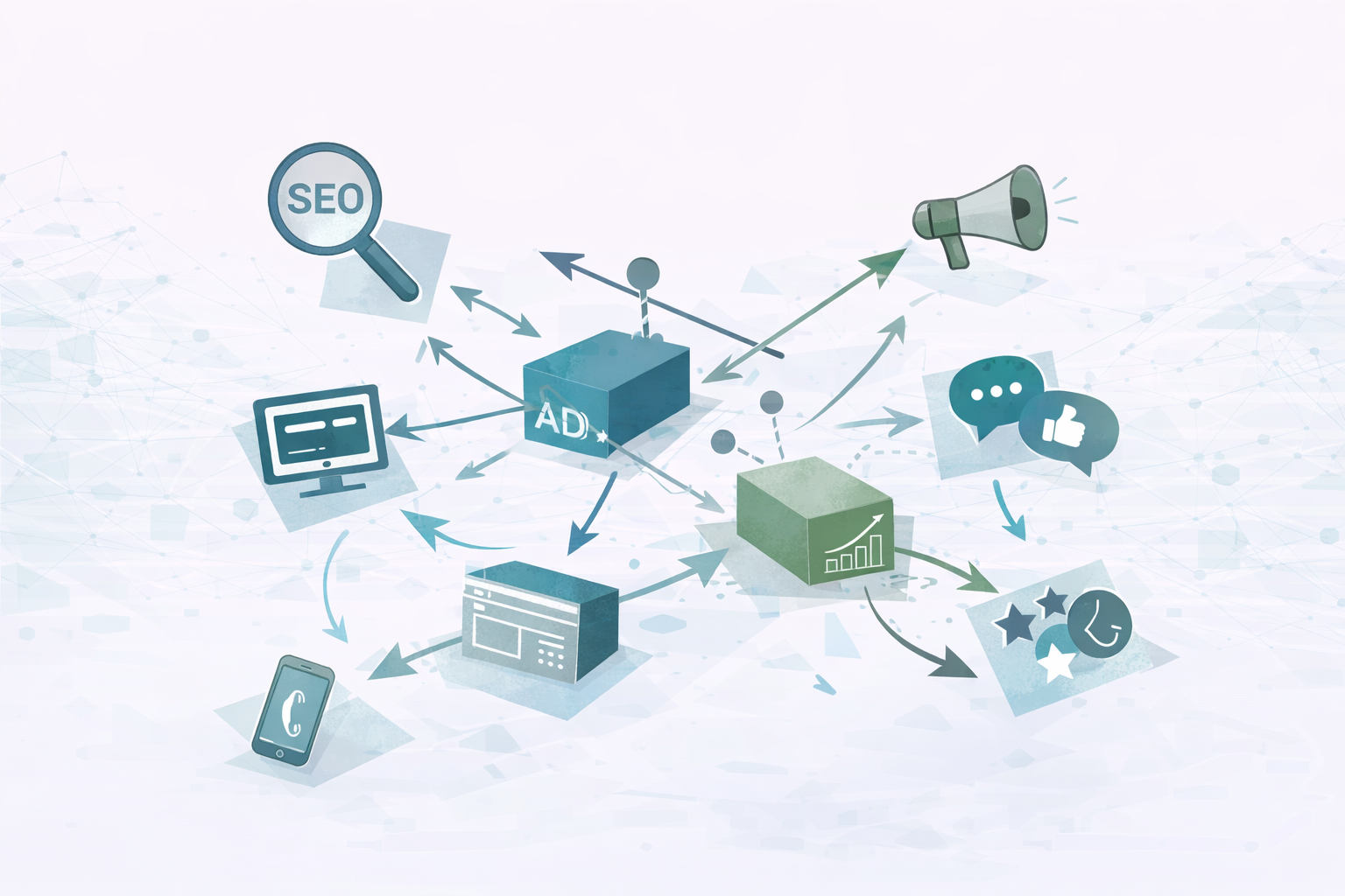 broken marketing tactics diagram